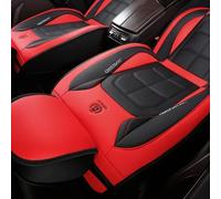 Coprisedile tutto compreso, cuscino per seggiolino auto interamente in pelle, coprisedile singolo per conducente e passeggero, cuscino universale per tutte le stagioni