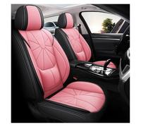 Coprisedile Universale Auto Coprisedili Per Auto 5 Posti | Con supporto lombare fisso lo stile business si adatta alla maggior parte dei veicoli(Pink black)