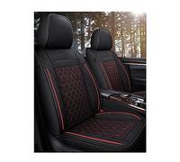 Coprisedile Universale Auto In Lino Per KIA Tutti I Modelli Per Ceed Per Rio Per Carens Per Camival Per Picanto Per Telluride Per Cerato Per K9 Copertura Sedile(A Black Red 5 Seat)