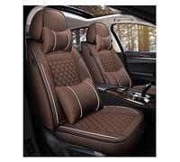 Coprisedile Universale Auto In Lino Per Tutti I Modelli FX35 ESQ EX25 JX35 M25 M35 QX50 QX56 Q50 QX60 QX70 Q60 G35 Accessori Copertura Sedile(B Coffee 5 Seat)