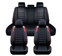 Coprisedile universale per auto a 5 posti Cuscino per seggiolino auto in pelle PU Cuscinetto protettivo completo per accessori per sedili per camion SUV per auto