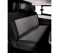 Coprisedile universale posteriore 3 posti per furgone tess. misto cotone nero