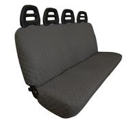 Coprisedile universale posteriore 4 posti per furgone tess. misto cotone nero