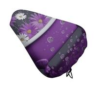 Coprisedile viola per vasca da bagno e Daisy Bike con coulisse, impermeabile, protegge dal sole e dalla polvere, unisex, per mountain bike
