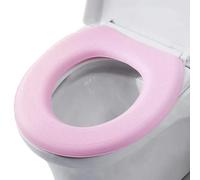 Coprisedile WC, Coprisedili WC per bagno Cuscino del sedile con coperchio, | Impermeabile da bagno Morbido peluche, chiusura con gancio, lavabile, antiscivolo, vestibilità universal