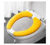 coprisedile WC imbottito 1 paio di copriwater universali, tappetini adesivi for sedili WC, for il bagno riutilizzabili e caldi, lavabili, cuscino fai da te for per il bagno e il relax in casa(Yellow)