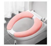 coprisedile WC imbottito 1 paio di copriwater universali, tappetini adesivi for sedili WC, for il bagno riutilizzabili e caldi, lavabili, cuscino fai da te for per il bagno e il relax in casa(Pink)