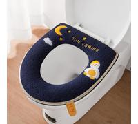 Coprisedile WC Impermeabile con Schienale in Pelle PU Guida Facile Installazione