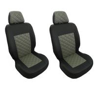 Coprisedili anteriori 1+1 PER FORD TRANSIT MK7 MK8 CUSTOM GRIGIO Ecopelle