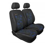 Coprisedili Anteriori Auto 1+1 Fodere in Velluto Blu per Renault Fluence