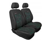 Coprisedili Anteriori Auto 1+1 Fodere in Velluto Verde per Audi A8 D2 D3 D4 D5