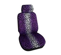 Coprisedili Anteriori Auto Set Universale Protezione Completa de Sedile Anteriore e Posteriore per Auto,Stampa Leopard Copri-Sedile per Guidatore e Passeggero Accessori Auto Interno D 1 Posto