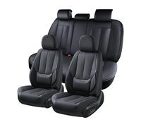 Coprisedili Anteriori e Posteriori 5 Posti Set completo auto Impermeabili Pelle