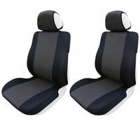 Coprisedili anteriori Espresso Sport tg. grande tess. cotone stampato pois beige
