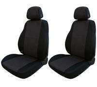 Coprisedili anteriori Fast&Smart tg. grande tess. misto cotone antracite/nero