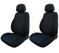 Coprisedili Anteriori Fast&smart Tg. Grande Tess. Misto Cotone Avio/nero
