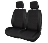 Coprisedili anteriori Fast&Smart tg. speciale tess. misto cotone nero/black&colo