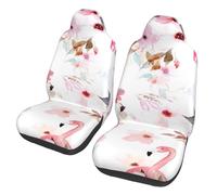 Coprisedili anteriori traspiranti Pink Flamingo Motors per auto, comfort e protezione per la maggior parte di auto, furgoni, camion e SUV.
