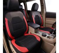 Coprisedili Auto Adatti per Renault Master Ⅲ Combi/Panel Van/Bus 2014 2015 2016-2019+, Set Di Coprisedili In Similpelle, Impermeabili, Antiscivolo E Traspiranti,Red