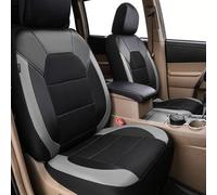 Coprisedili Auto Adatti per Renault Master Ⅲ Combi/Panel Van/Bus 2014 2015 2016-2019+, Set Di Coprisedili In Similpelle, Impermeabili, Antiscivolo E Traspiranti,Grey