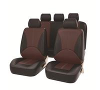 Coprisedili Auto Adatti per Smart Fortwo Ⅰ C450 Coupe 1998 1999 2000 2001 2002-2006, Set Di Coprisedili In Similpelle, Impermeabili, Antiscivolo E Traspiranti,Brown