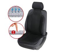 WALSER coprisedile auto Aero-Spacer, proteggi sedile traspirante, cuscinetto protettivo universale con imbottitura, comodo coprisedile nero 13994