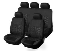 Coprisedili Auto Anteriore per Kia Stonic I 2017-2025, Coprisedili auto Set Completo Set Copri-Sedile Universale per Guidatore e Passeggero Accessori Auto Interno,Black-