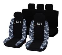 COPRISEDILI AUTO COMPATIBILI CON I10 FODERE NERO MIMETICO BLU - FINO AL 2012