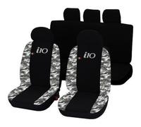 COPRISEDILI AUTO COMPATIBILI CON I10 FODERE NERO MIMETICO CHIARO - FINO AL 2012