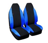COPRISEDILI AUTO COMPATIBILI PER SMART 2SERIE W451 BICOLORE NERO/BLU ROYAL