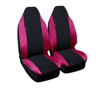 COPRISEDILI AUTO COMPATIBILI PER SMART 2SERIE W451 BICOLORE NERO FUCSIA