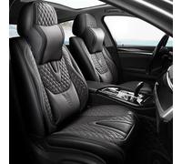 Coprisedili Auto Coprisedile Auto In Pelle Per Dodge Per Calibro Per Journey Per Ram 1500 Per Nitro Set Completo Accessori Impermeabili Copri sedile Protettivi(Grey)