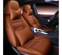 Coprisedili Auto Coprisedile Auto In Pelle Personalizzata Per Nissan Per Qashqai Per Sunny Per X-Trail Per Cima Per Fuga Per Cefiro Per Murano Accessori Copri sedile Protettivi(Giallo,Luxury)