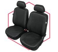 Coprisedili Auto Coprisedile Fronte Nero per Volvo V-40 1 Io (95-04