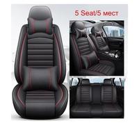 Coprisedili Auto Coprisedile Per Auto A Copertura Totale Per A3 Per Sportback A1 A4 A5 A6 A6L A7 A8 A8L Accessori Interni Protezione Sedile(Black Red+Pillow)