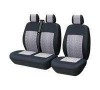 Coprisedili Auto Coprisedili anteriori universali per furgoni e camion, configurazione sedile singolo e doppio, set coprisedili 2+1, protezione per conducente