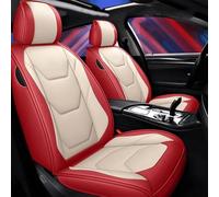 Coprisedili Auto Coprisedili Auto In Pelle Per Suzuki Per Grand Per Vitara Per Swift 2012 2022 Per Kizashi Per S-Cross Sx4 2015 Per Vitara Per Baleno(Red White,Davanti)