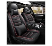 Coprisedili Auto Coprisedili Universali In Similpelle Per Auto, Accessori Interni Per Peugeot 207 206 Auto Coprisedile(Black red LUXUry)