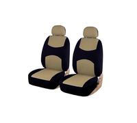 Coprisedili Auto Coprisedili Universali Per Auto Camion SUV Furgoni 2 Posti Protezione Anteriore Coppia Anteriore Poliestere Coprisedile Auto(Beige 2 pieces)