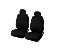 Coprisedili Auto Coprisedili Universali Per Auto Camion SUV Furgoni 2 Posti Protezione Anteriore Coppia Anteriore Poliestere Coprisedile Auto(Black 2 pieces)