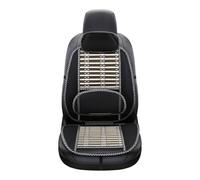 Coprisedili Auto Cuscino Estivo In Filo D'acciaio Monoblocco Per Auto In Bambù Con Supporto Lombare Traspirante Per Auto In Seta B3F9 Coprisedile Auto(Nero)