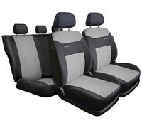 Coprisedili Auto Fodere Nero/Grigio Cover Set Completo per Audi A8 D2 D3 D4 D5