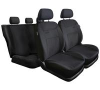 Coprisedili Auto Fodere Nero Look Sportivo Cover Set Completo per Renault Modus