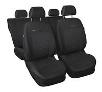 Coprisedili Auto in Jacquard Grigio Set Fodere Complete per Peugeot 5008 I II