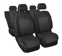 Coprisedili Auto in Jacquard Grigio Set Fodere Complete per Skoda Rapid