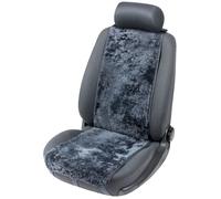Coprisedili auto in pelle d'agnello Cosmo antracite 12-14mm altezza pelo, 1 pezzo
