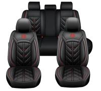 Coprisedili Auto in Pelle per Fiat Panda Punto Ulysse Brava Barchetta Marea Multipla Seicento, Set Completo Impermeabile, Traspirante e Antiscivolo | Protezione Totale per Sedili Anteriori Posteriori