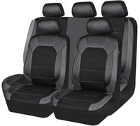 Coprisedili auto in pelle su misura per BMW 3 Series E36 1992-1999, coprisedili anteriori e posteriori resistenti all'acqua, design con cerniera e fori di apertura riservati per il poggiatesta
