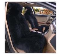 Coprisedili Auto In Peluche Caldo, Universali, In Pelliccia Lana Lunga, Per Sedili Anteriori, Cuscini Protezione Per Accessori Seggiolino Set Copri-Sedile Universale(1pc Pure Black)
