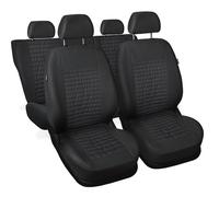 Coprisedili Auto in Similpelle Grigio Set Fodere Complete per Ssangyong Korando